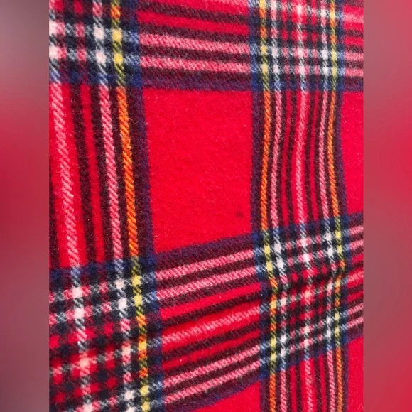 Faribo Pure Wool Faribault Woolen Mill Co. Tartan Throw with Fringes - Picture 2 of 7